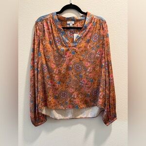NWT current air Los Angeles blouse, size M